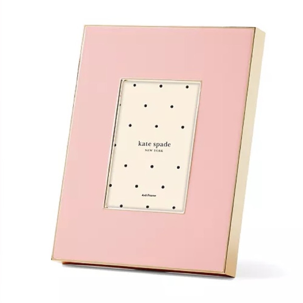 Kate Spade Make It Pop 4x6 Pink Photo Frame